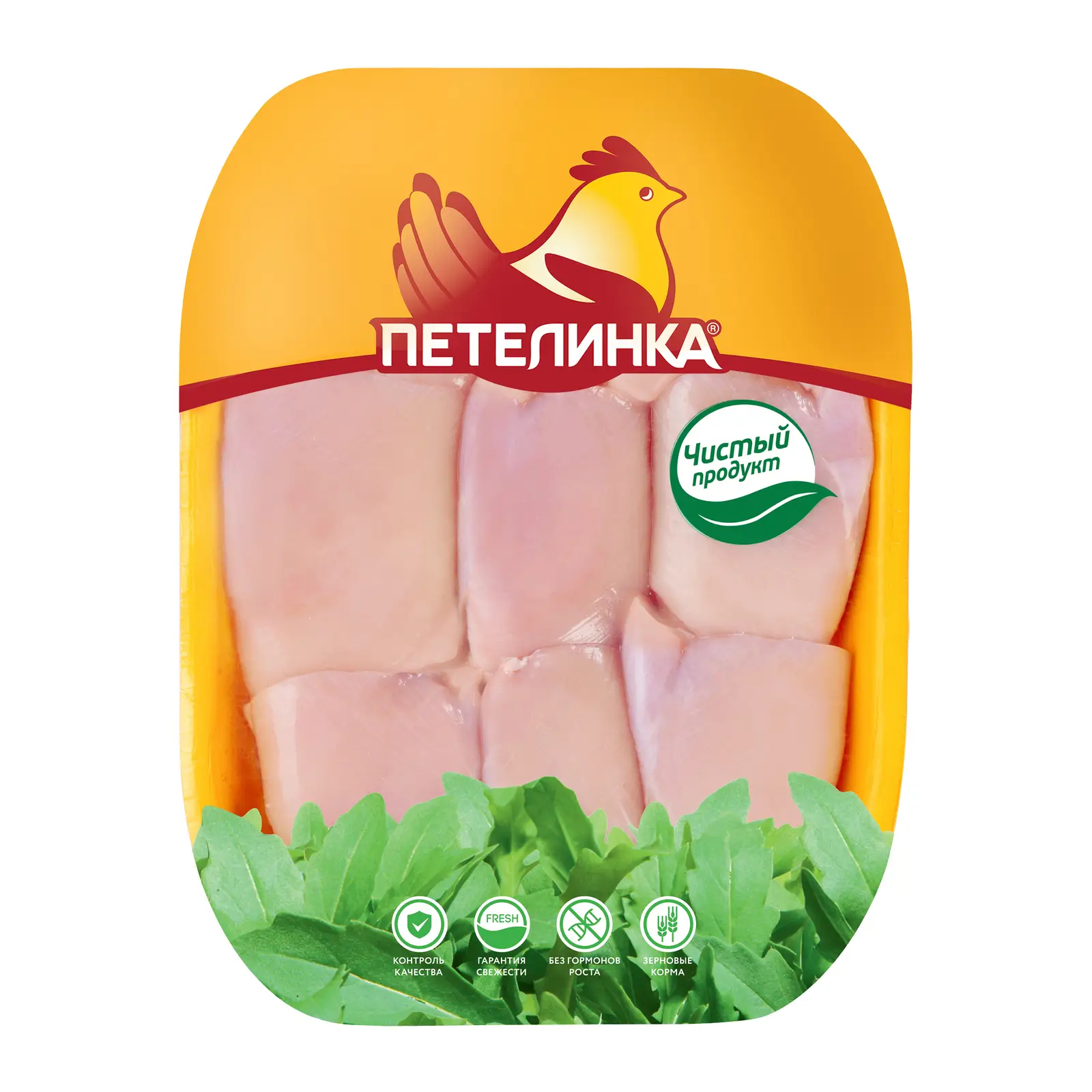 Изображение товара Филе бедра цыплёнка-бройлера Петелинка 0.8 кг – сочное и полезное мясо