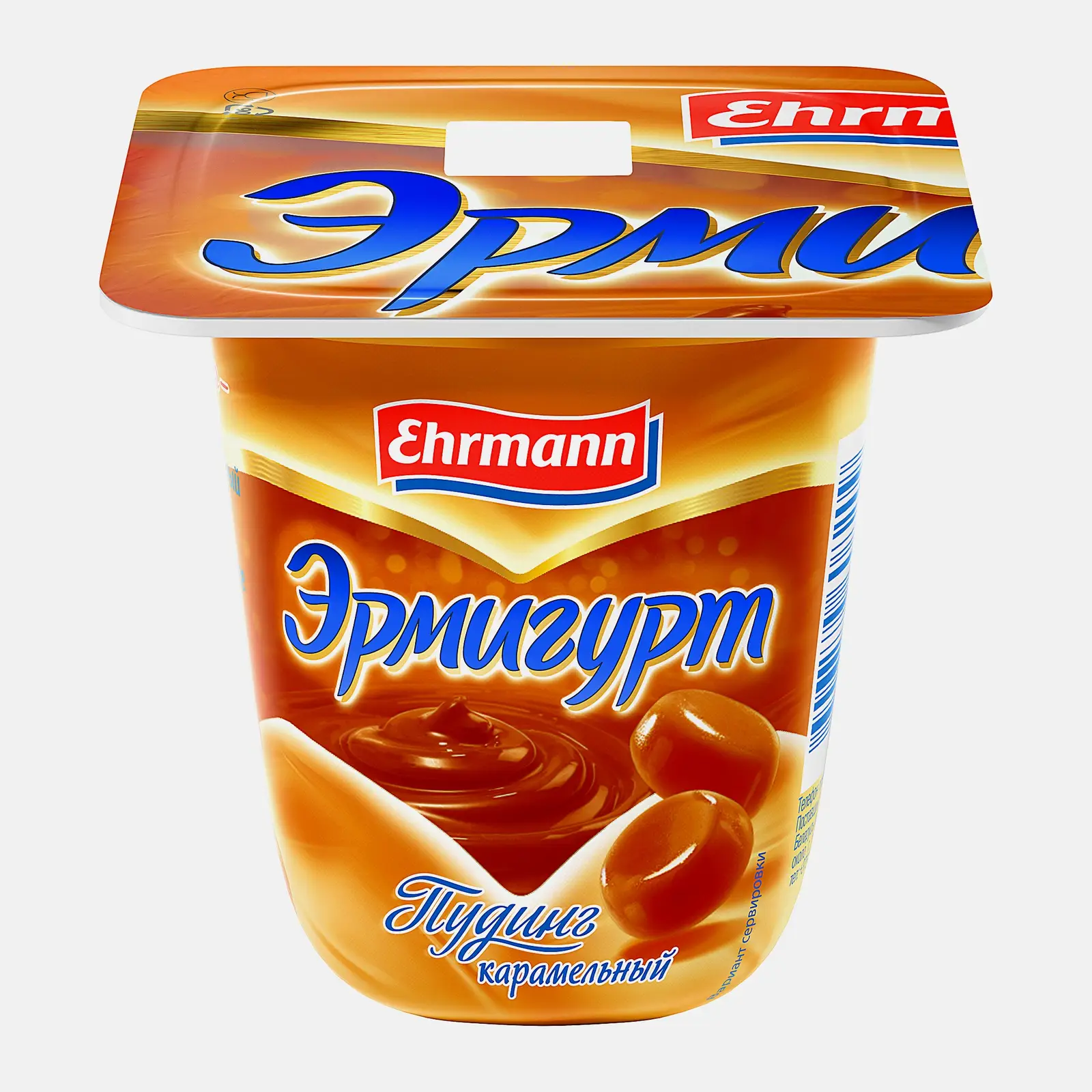 Изображение товара Пудинг Ehrmann Эрмигурт Карамельный 3% 100г