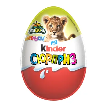 Изображение товара Яйцо с игрушкой из молочного шоколада Kinder 20 г в ассортименте
