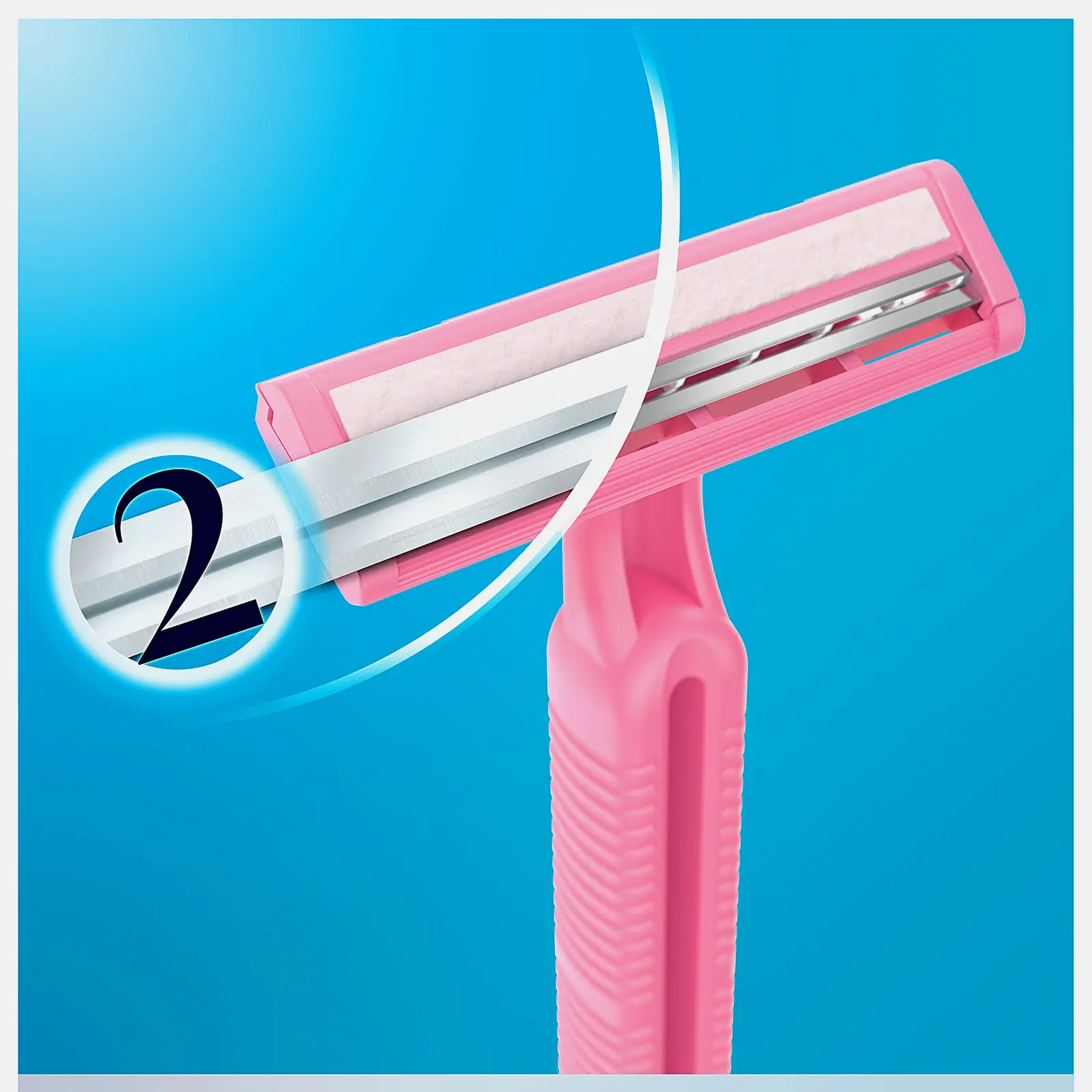 Бритва Gillette Blue II одноразовая женская 4шт+1шт подарок