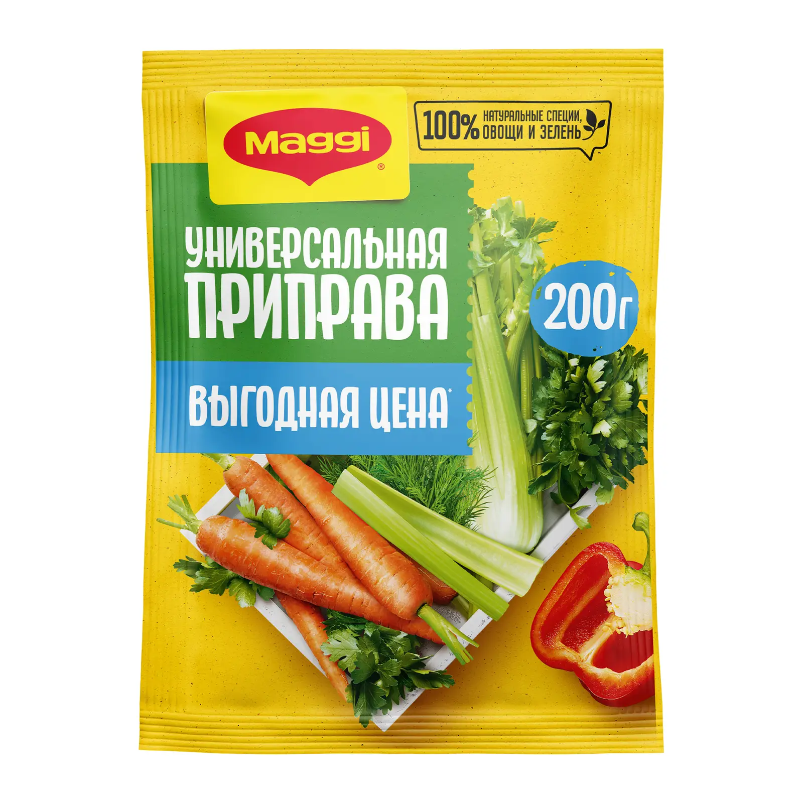 Изображение товара Универсальная приправа Maggi с кусочками овощей 200г для первых и вторых блюд