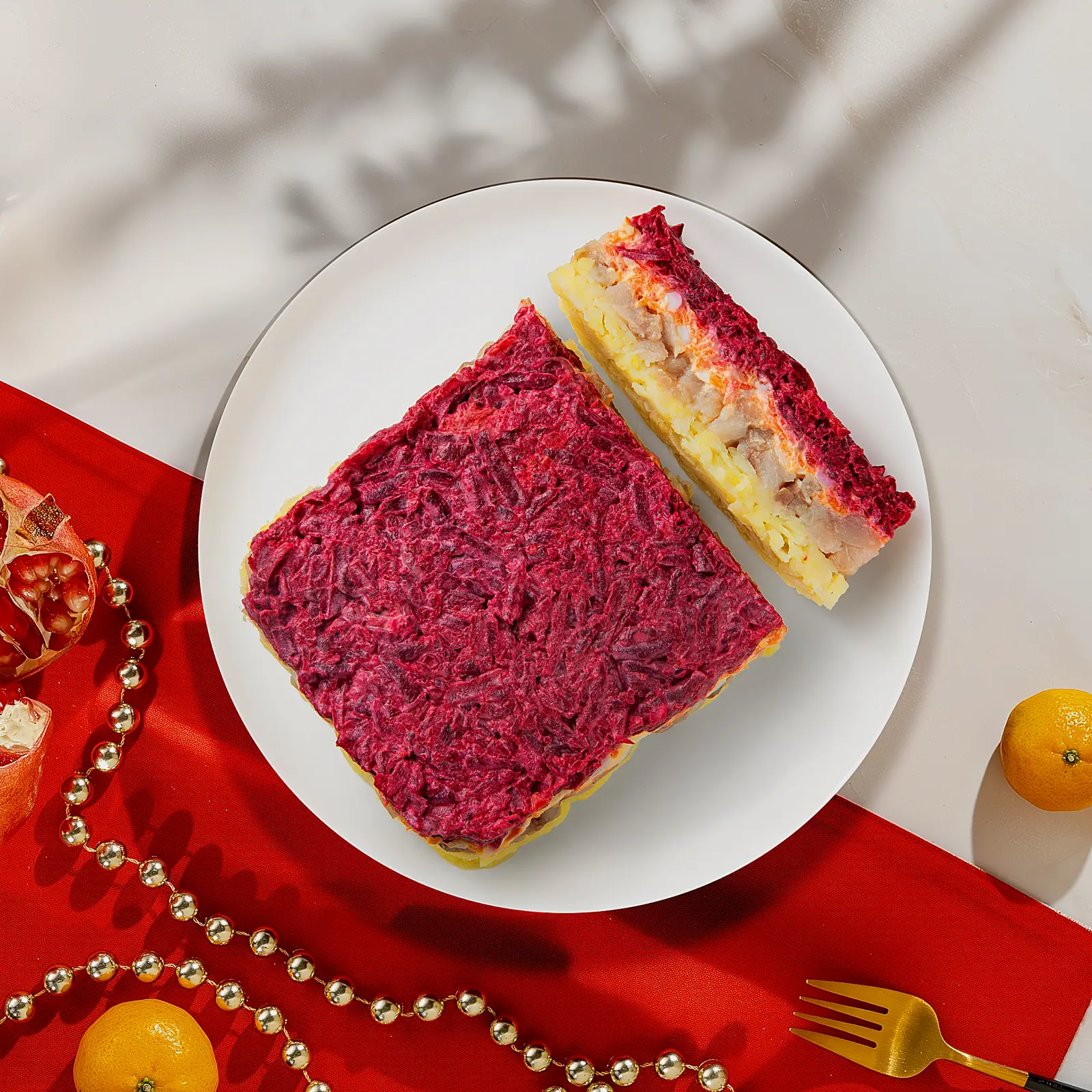 Изображение товара Салат сельдь под шубой М Кухня 500г классический рецепт свежие ингредиенты