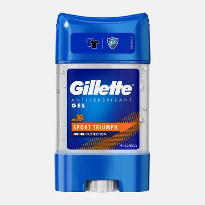 Гелевый дезодорант-антиперспирант Gillette Arctic Ice/Triumph Sport 70мл в ассортименте