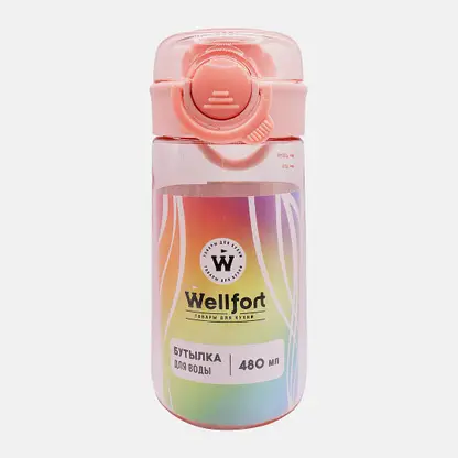Бутылка для воды Wellfort 480мл в ассортименте