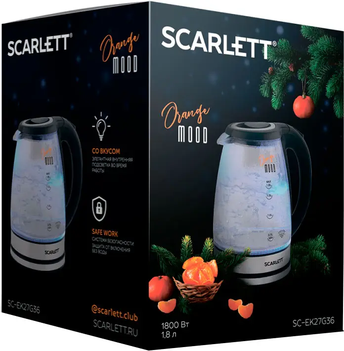 Чайник электрический Scarlett SC-EK27G36/102/85 — в каталоге на сайте ...