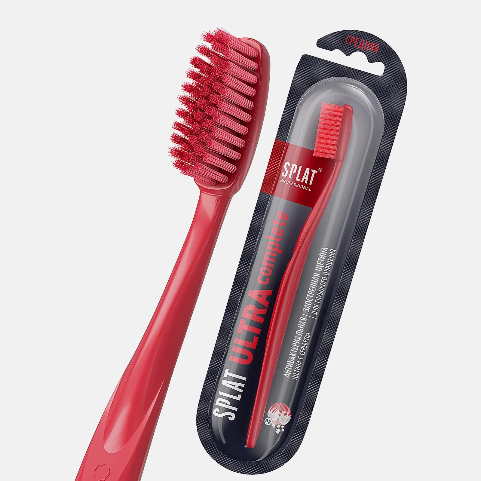 Зубная щетка Splat Professional Ultra Complete средняя в ассортименте - фото 5