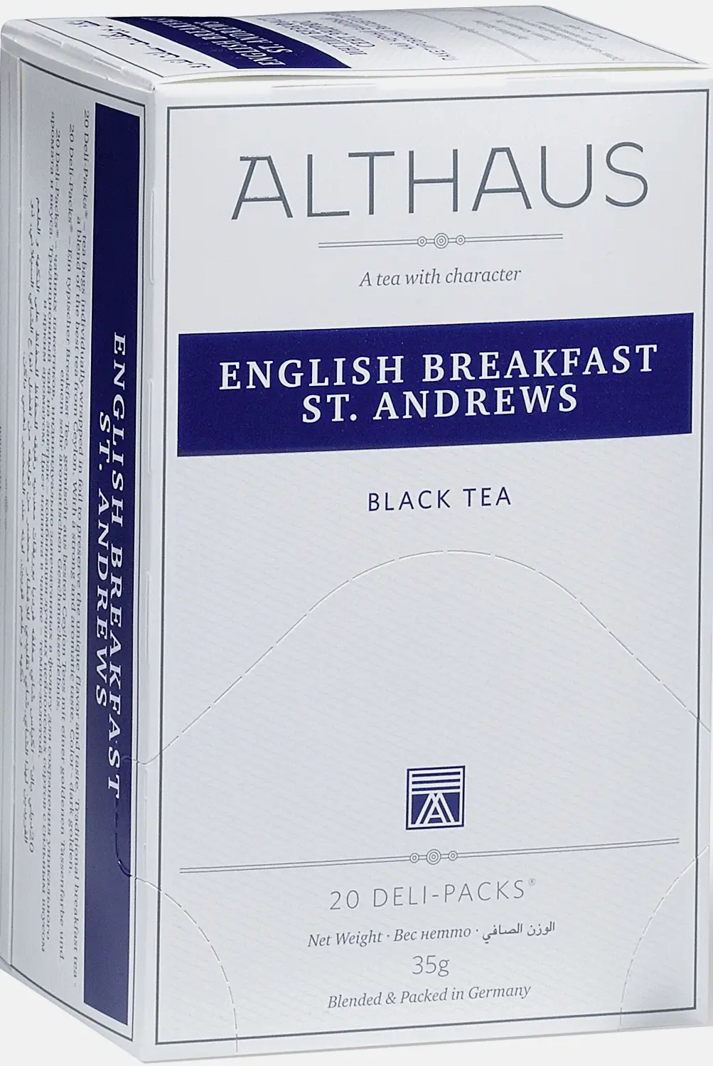 Изображение товара Чай чёрный Althaus English Breakfast классический 20пак Изображение товара Чай чёрный Althaus English Breakfast классический 20пак