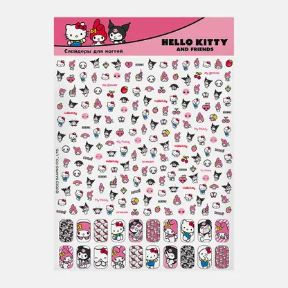 Слайдеры для ногтей Приор Груп А5 Хеллоу Китти и друзья