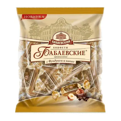 Изображение товара Конфеты Бабаевский с фундуком и какао 200г