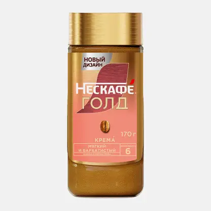 Кофе растворимый Nescafe Gold Crema 170г