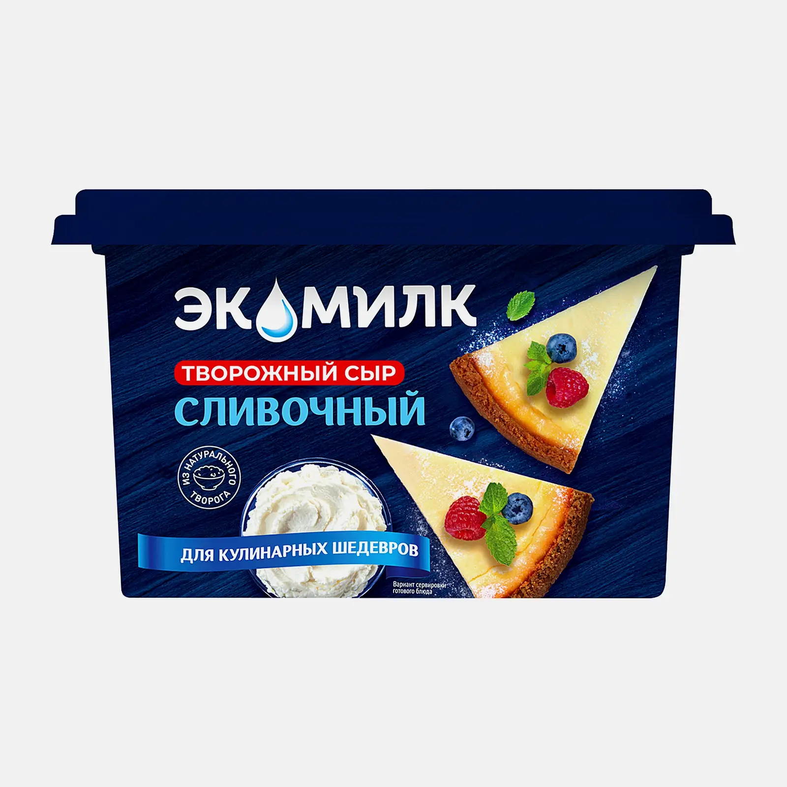 Сыр Экомилк творожный 60% 400г Сыр Экомилк творожный 60% 400г