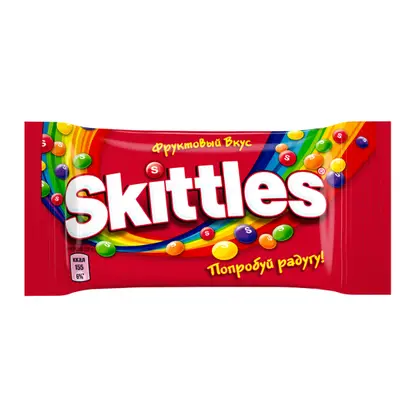 Изображение товара Драже в разноцветной сахарной глазури Skittles 38г