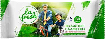 Влажные салфетки La Fresh антибактериальные 80шт