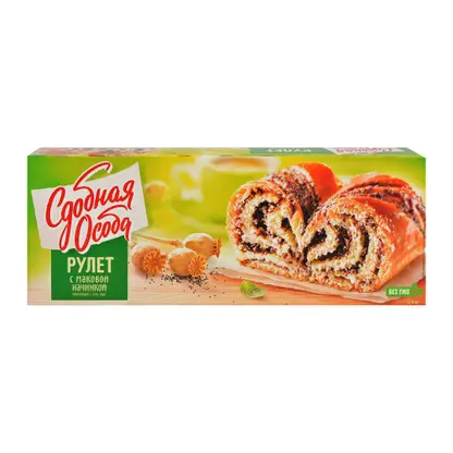 Изображение товара Рулет с маковой начинкой Сдобная особа 400г