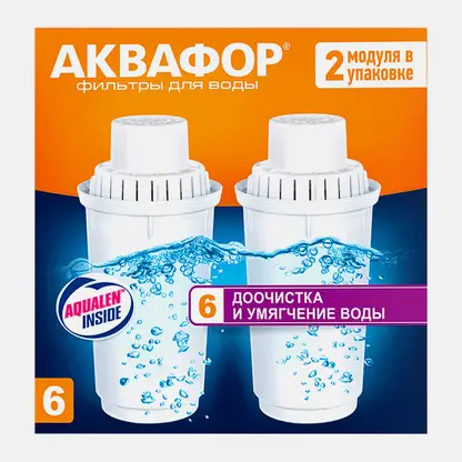 Сменный картридж для фильтра Аквафор Лайн В6 2шт