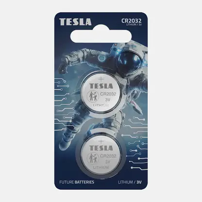 Батарейка 2032 2шт Tesla