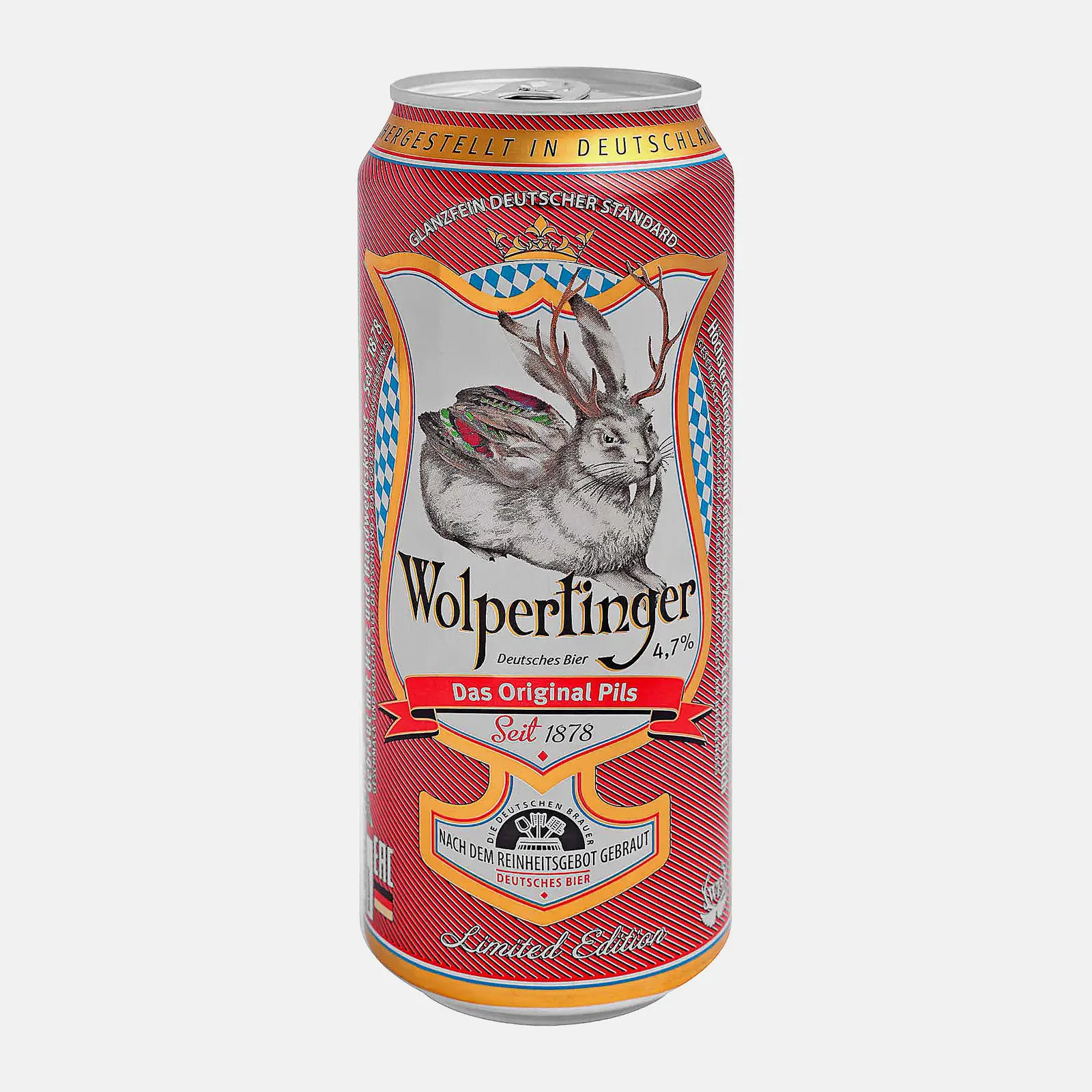 Пиво Wolpertinger светлое фильтрованное 4.7% 500мл