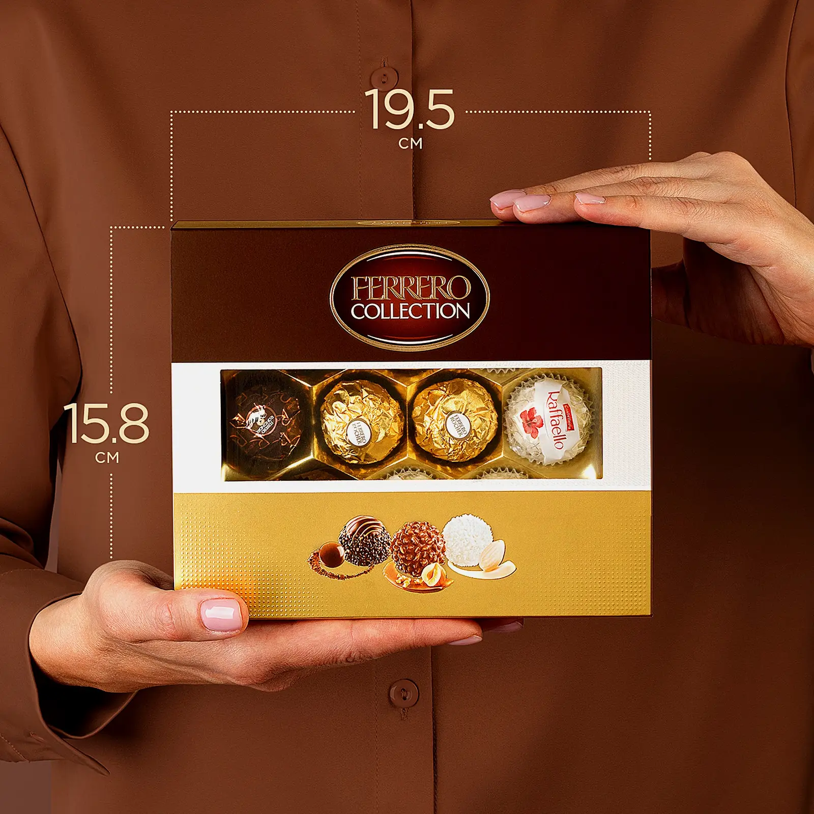 Конфеты шоколадные Ferrero Collection ассорти 109.3г