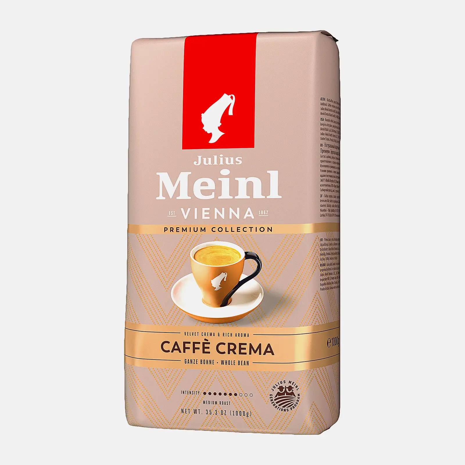 Кофе в зернах Julius Meinl Crema Premium 1кг Кофе в зернах Julius Meinl Crema Premium 1кг