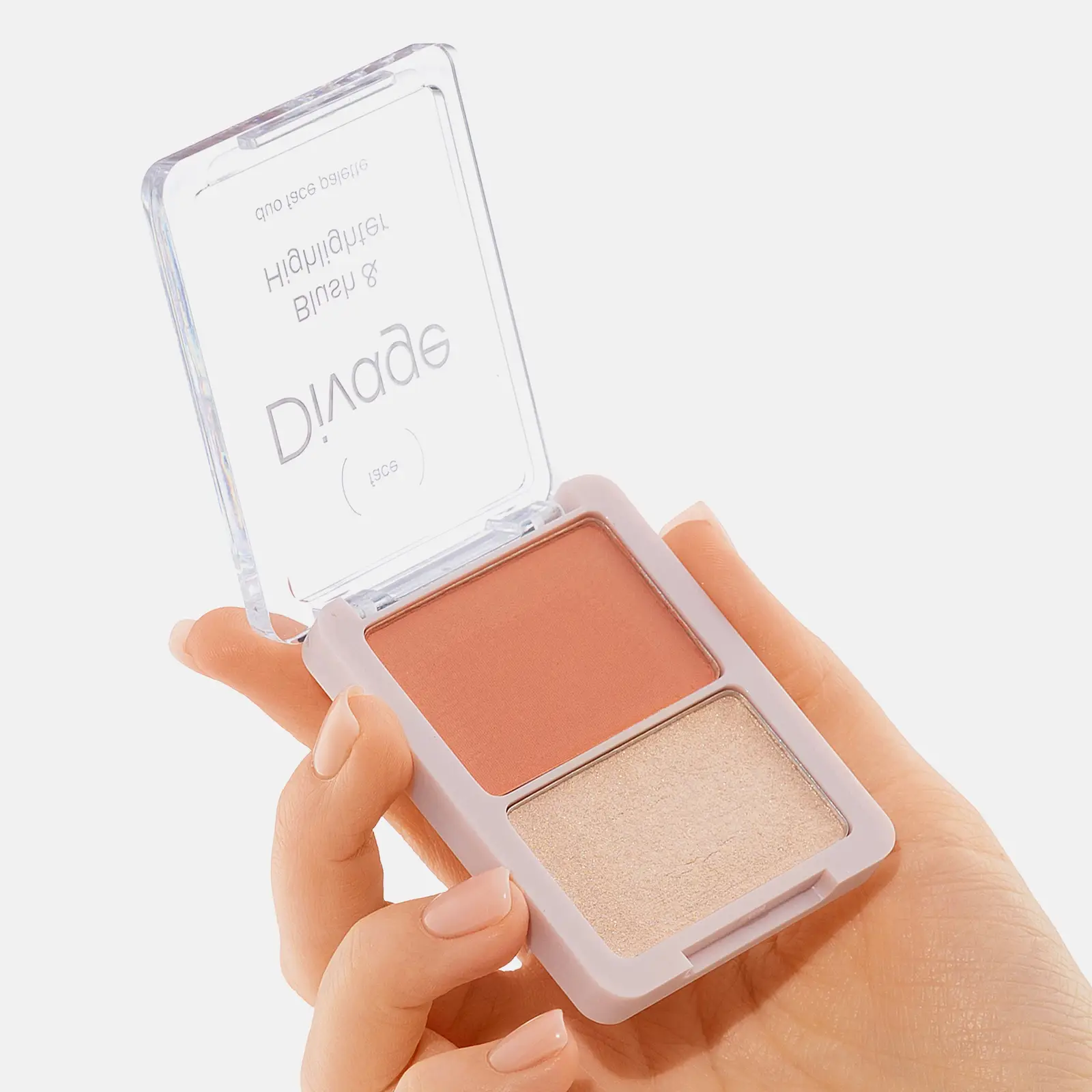 Палетка для лица тон 01 Divage Duo Face Palette - фото 3