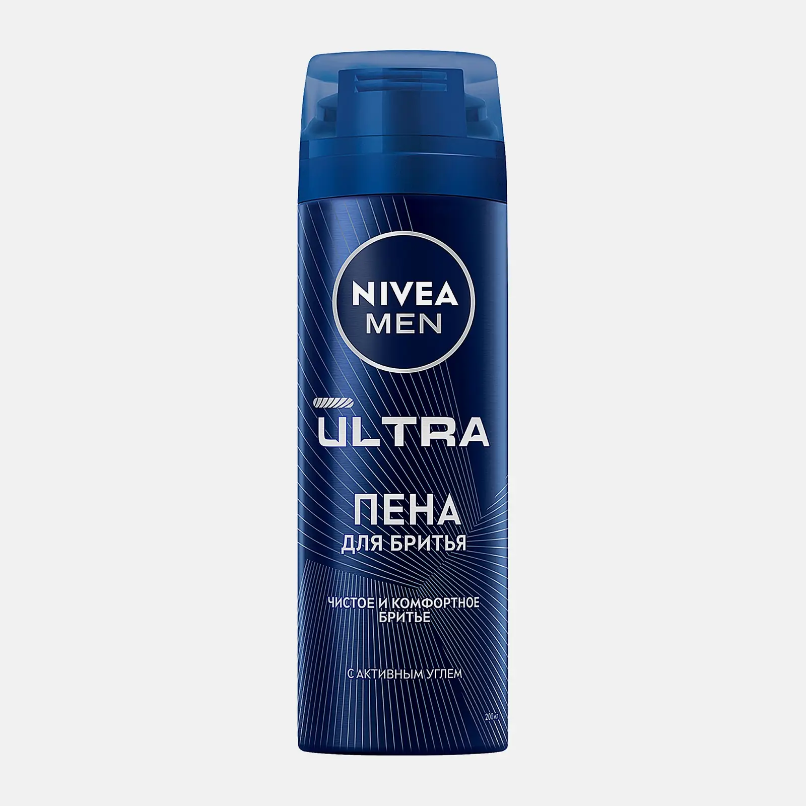 Пена для бритья С активным углем NIVEA Men Ultra 200мл