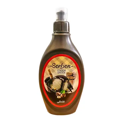 Изображение товара Соус десертный Орехово-шоколадный с какао Сорбон 500г