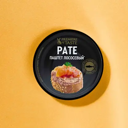 Изображение товара Паштет из лосося Premiere of Taste 90г натуральный деликатес