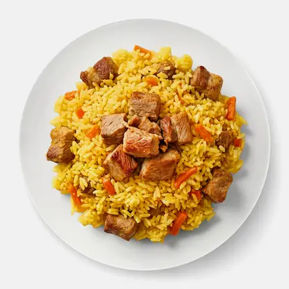 Плов с мясом свинины