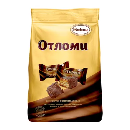 Изображение товара Конфеты Отломи вафельно-карамельные Акконд 360г