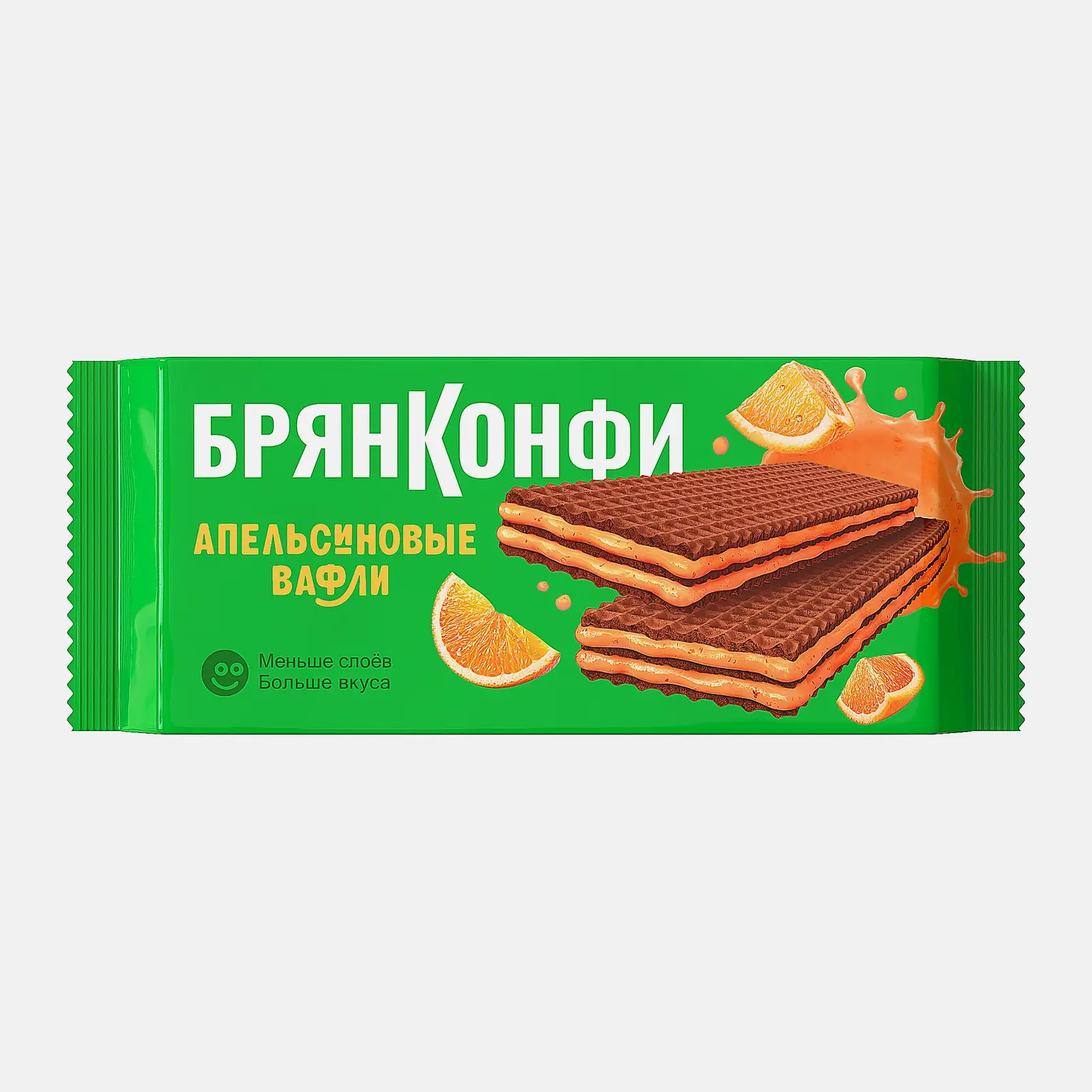 Вафли Брянконфи Апельсиновые 190г