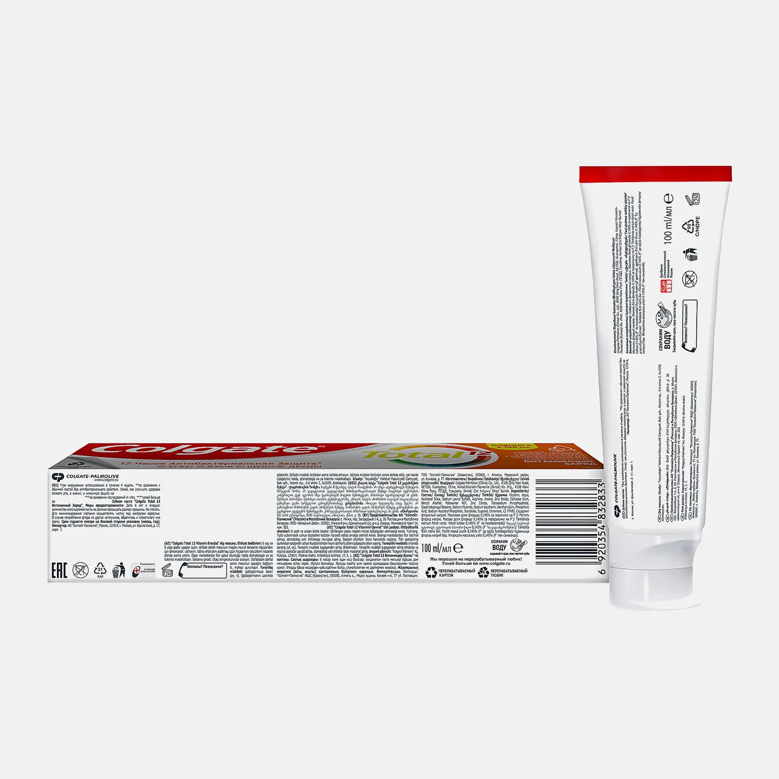 Зубная паста Colgate Total Витаминный заряд 100мл