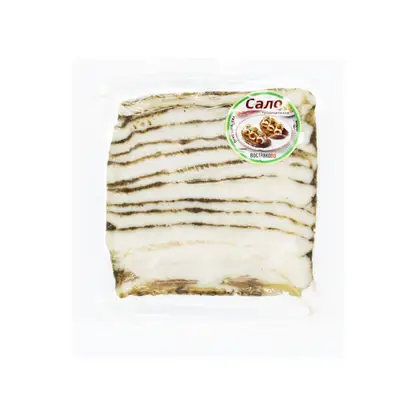 Изображение товара Сало Востряково Традиционное солёное нарезка 100г натуральное качество