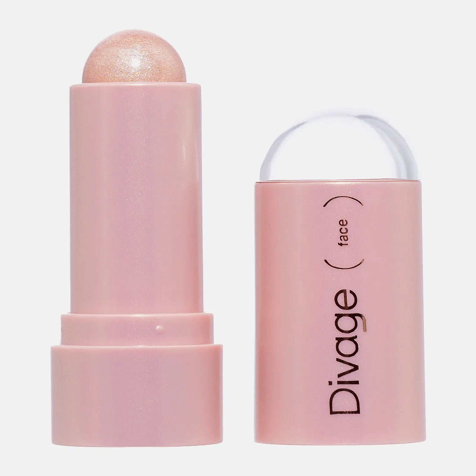 Хайлайтер-стик для лица тон 01 Розовый Divage Way To Glow