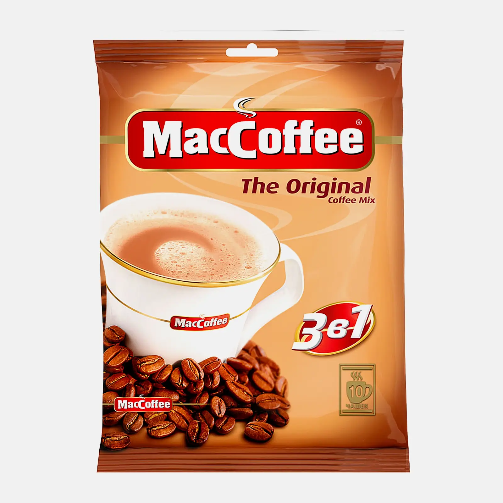 Изображение товара Кофейный напиток MacCoffee Original 3в1 10 паков по 20 г