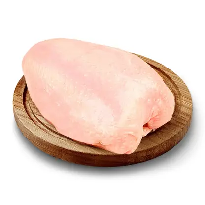 Изображение товара Цельная охлажденная грудка цыпленка-бройлера весом 1.2 кг
