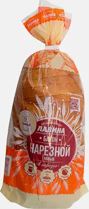 Батон Нарезной новый нарезанный ХК Лавина 350г