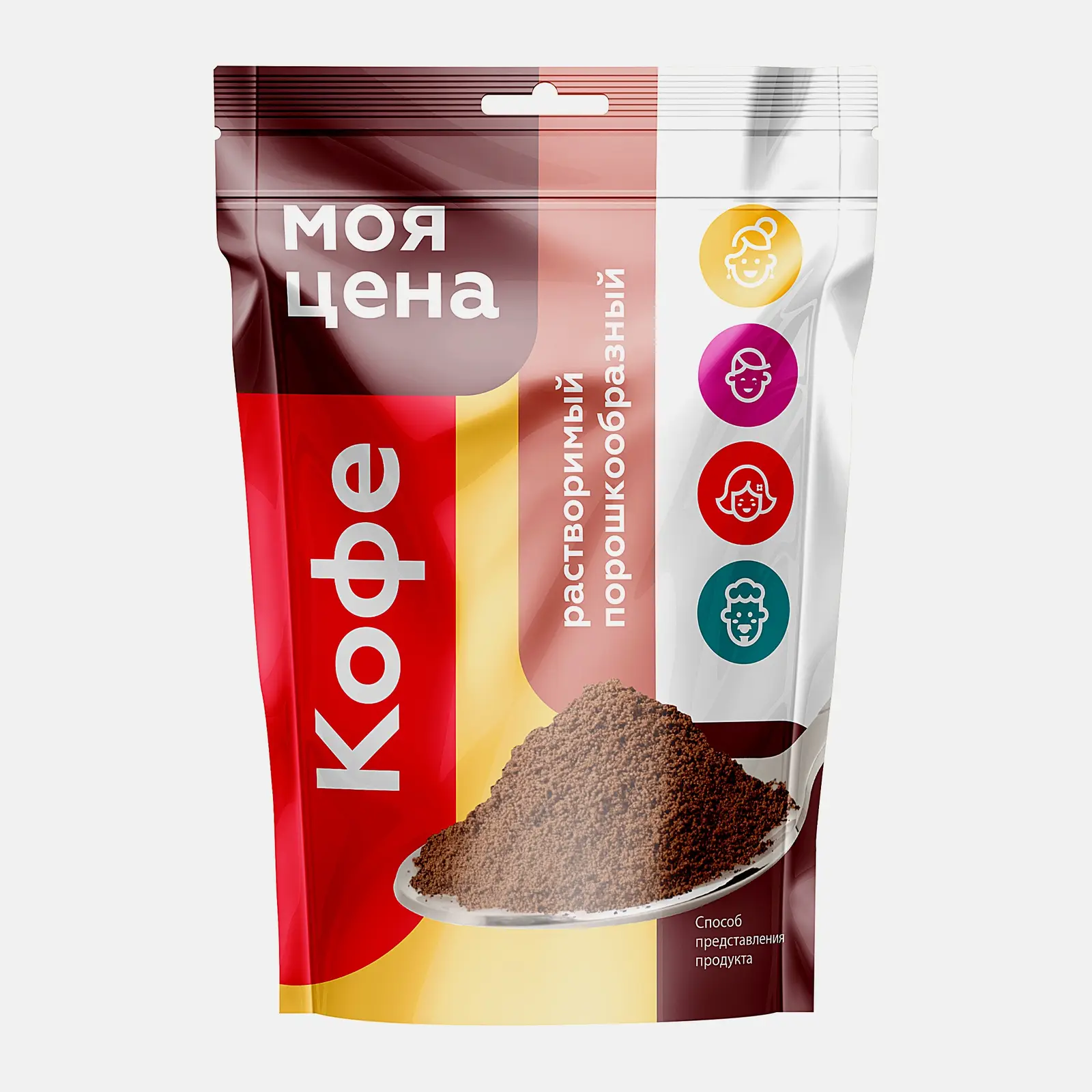 Кофе растворимый Моя цена порошкообразный 50г