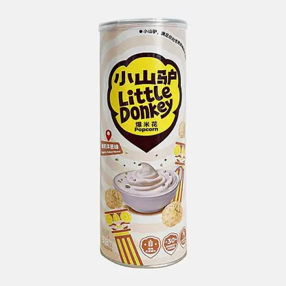 Попкорн со вкусом Йогурта и лука Little Donkey 98г