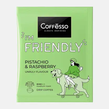 Кофе молотый Pistachio & Raspberry дрип-пакет Coffesso 10г