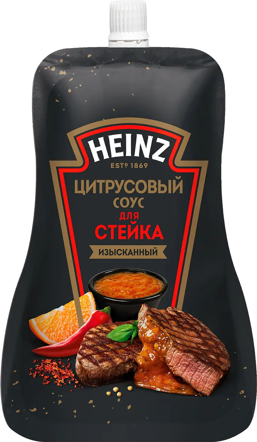 Соус Heinz Цитрусовый для стейка 200г в ассортименте — в каталоге на сайте  сети Магнит | Краснодар