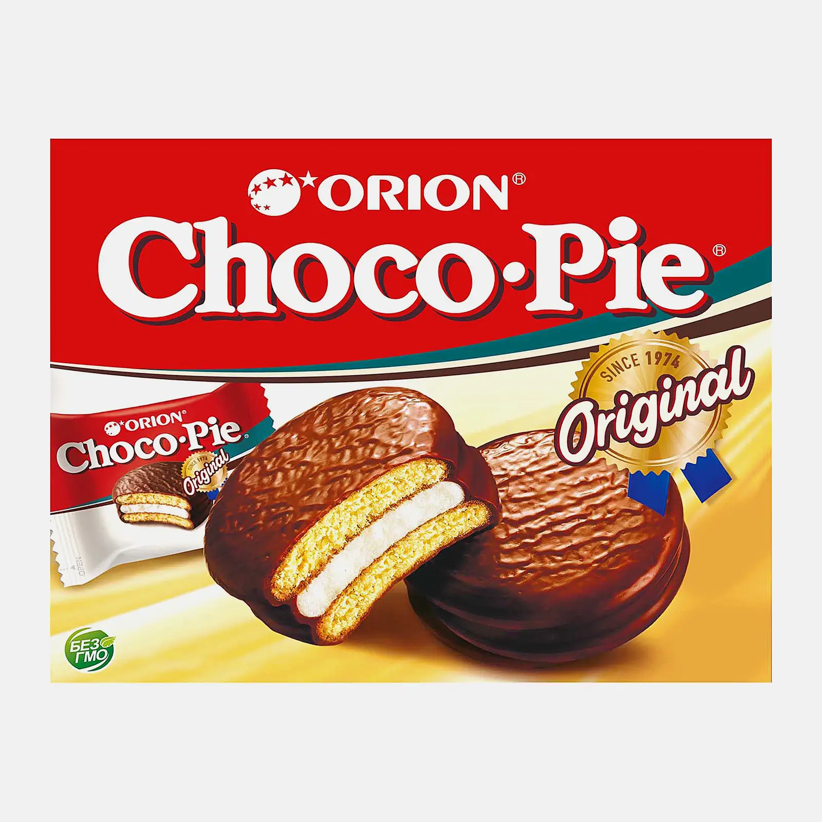 Пирожное бисквитное в шоколадной глазури Orion Choco Pie 360г в ассортименте