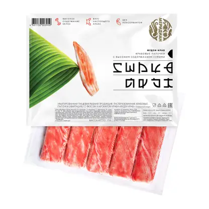 Изображение товара Крабовые палочки Меридиан Фудзи краб 150г