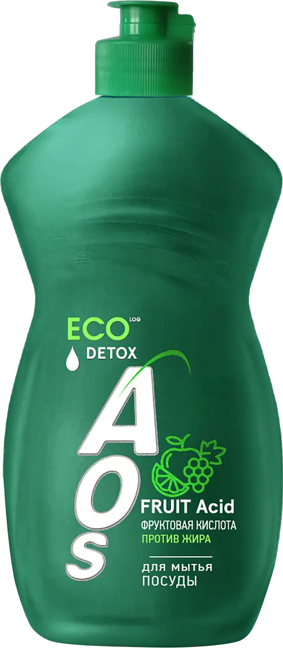 Жидкость для мытья посуды Aos Detox Эко 450г