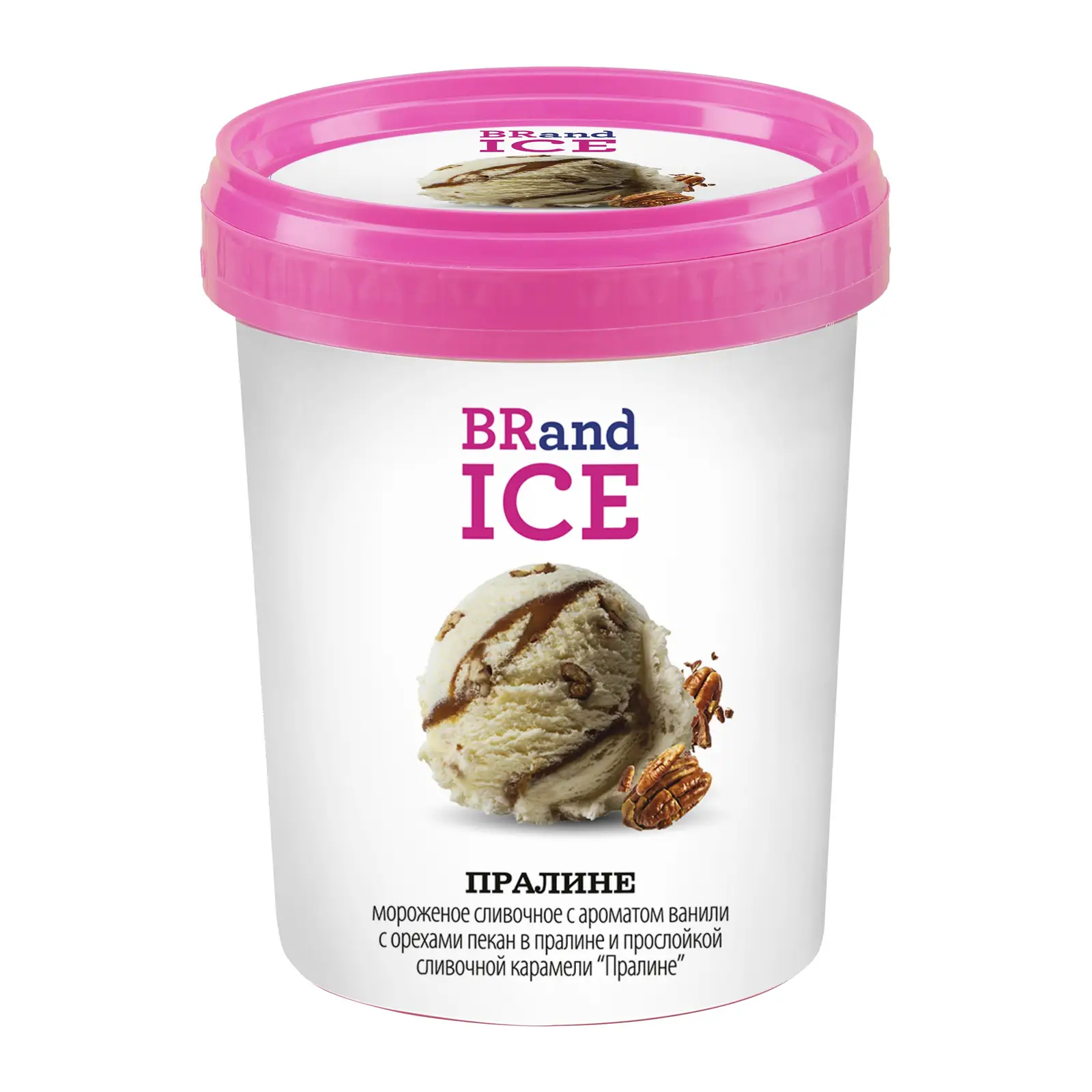 Изображение товара Мороженое сливочное Пралине Brandice 10% 500г