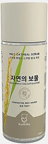 Скраб для лица Kumiho ферментированный рис и овес 50мл