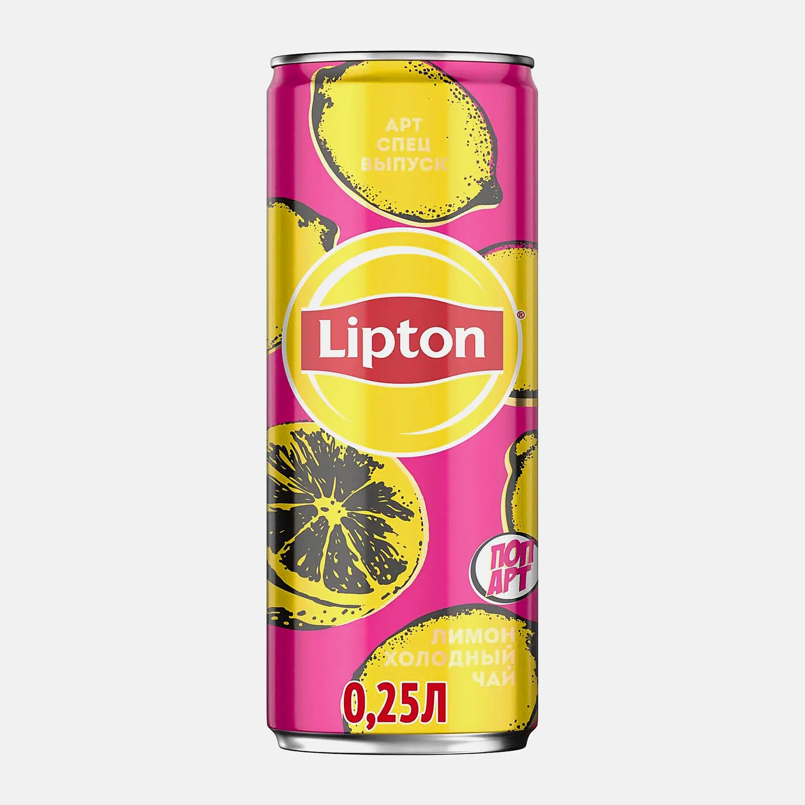 Напиток Lipton Чай черный холодный Лимон 250мл Напиток Lipton Чай черный холодный Лимон 250мл