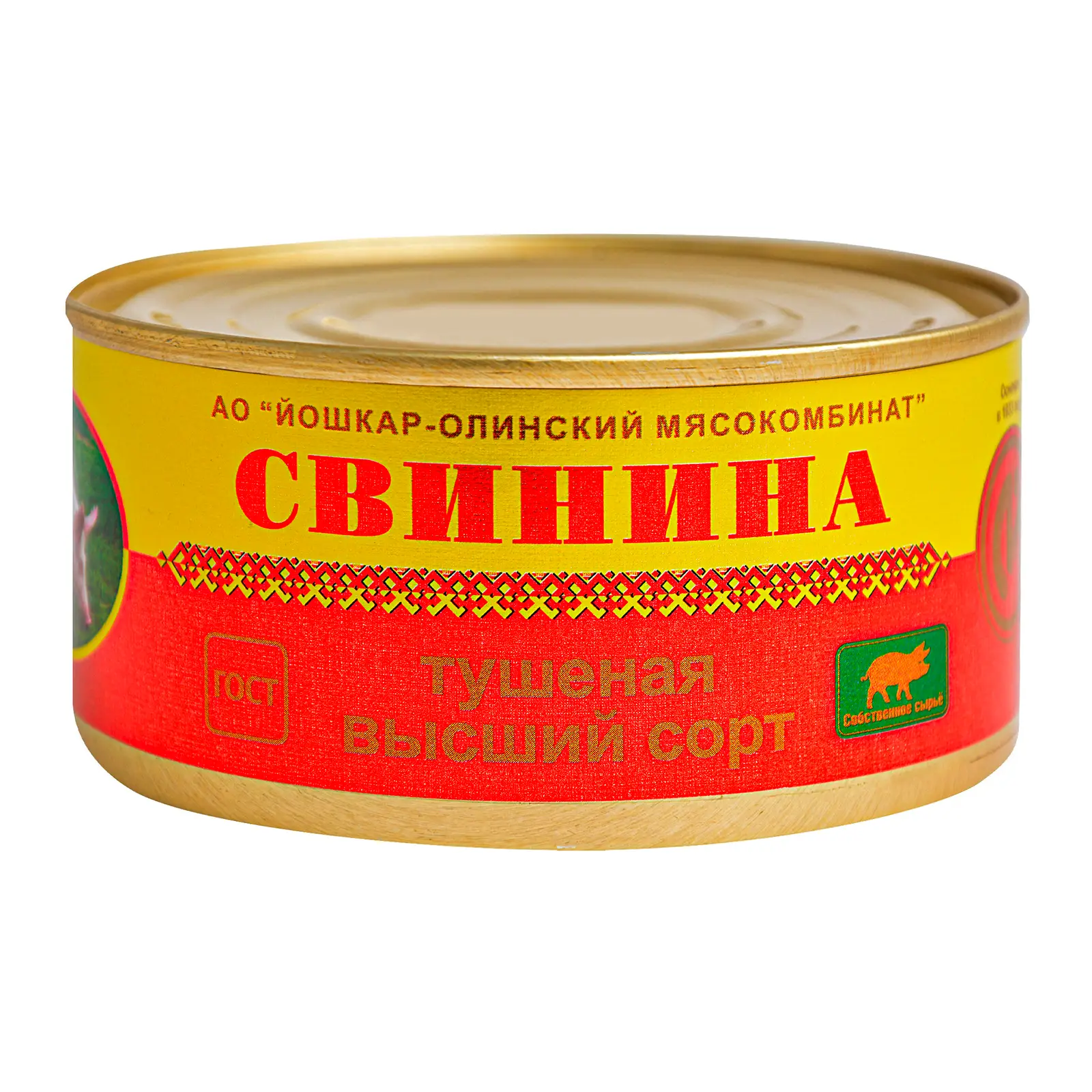 Изображение товара Свинина тушеная Йошкар-Олинский МК 325г без консервантов
