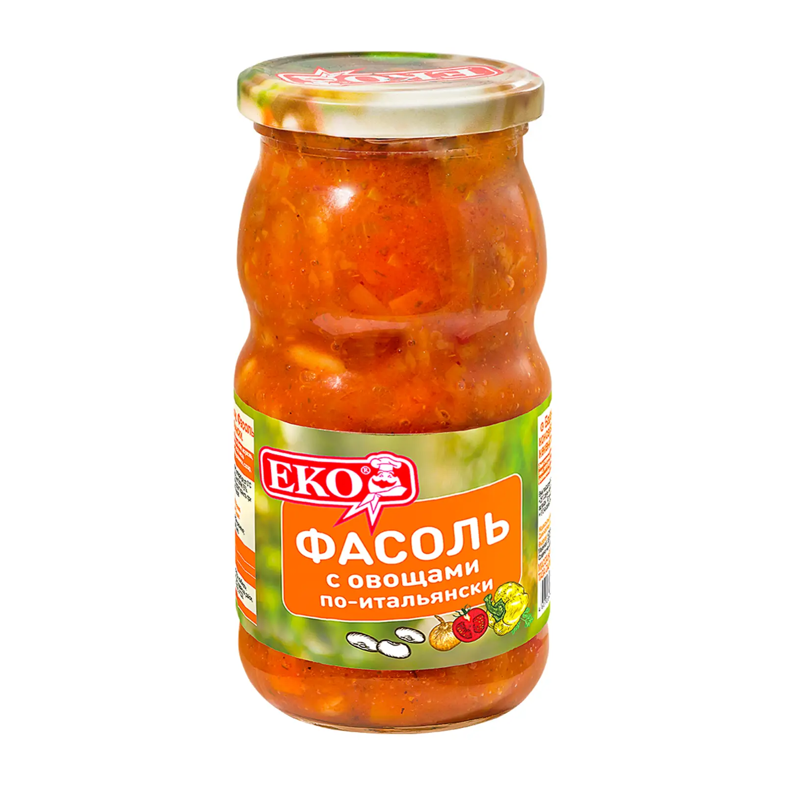 Фасоль Eko с овощами по-итальянски 510г — в каталоге на сайте сети ...
