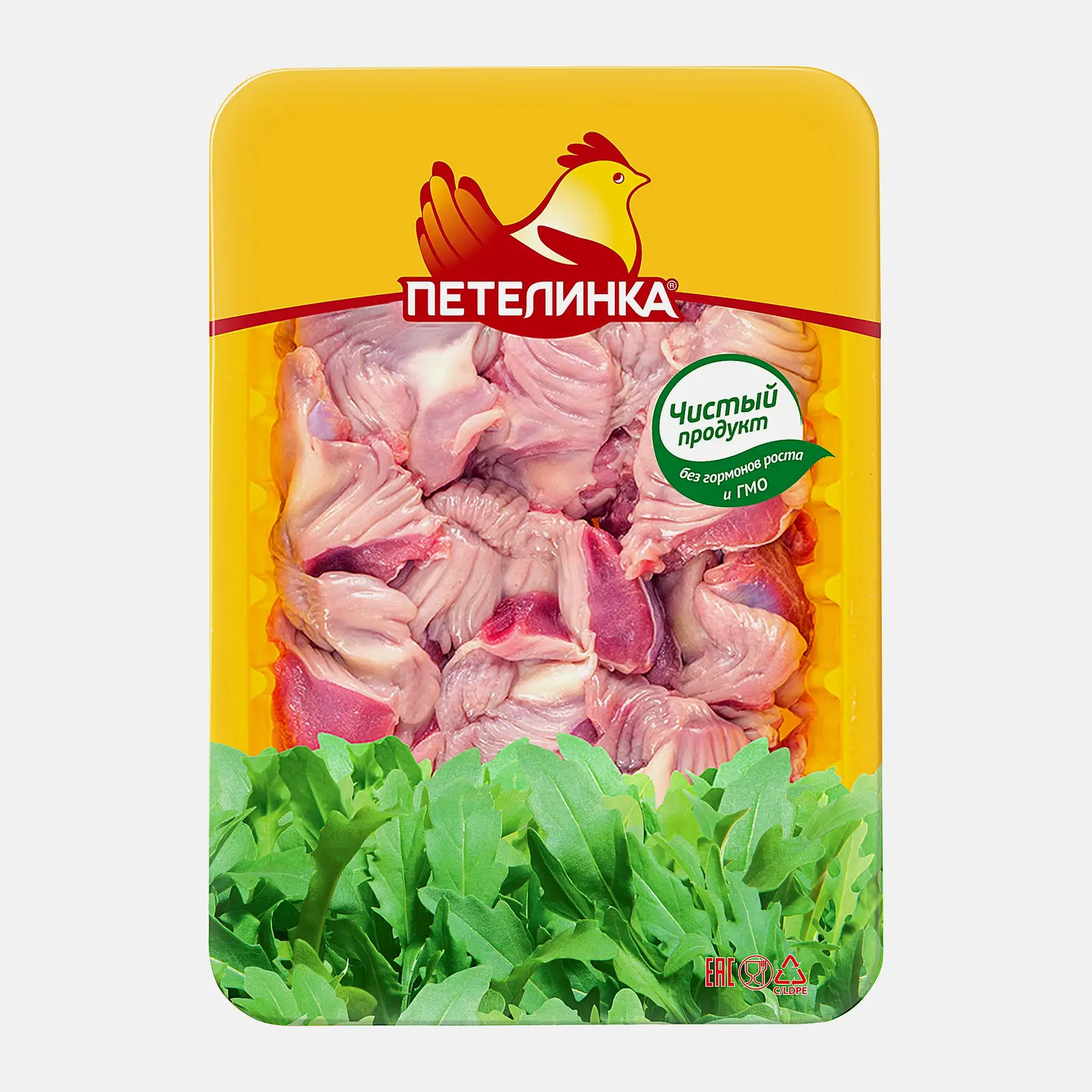 Изображение товара Желудки цыпленка Бройлера Петелинка 450г натуральный продукт