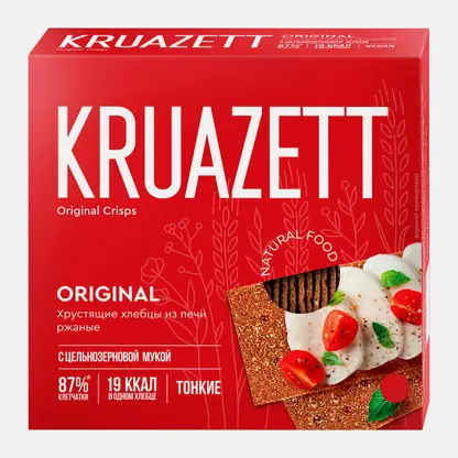 Хлебцы тонкие ржаные Круазетт 200г